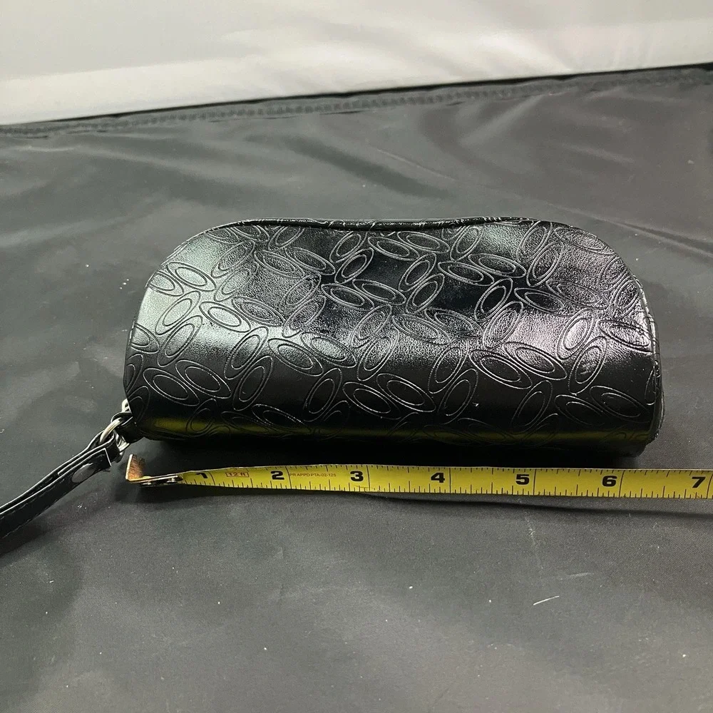 Oakley Soft Shell Case Zip Glasses Sunglasses Black‎ Logo Wristlet Strap